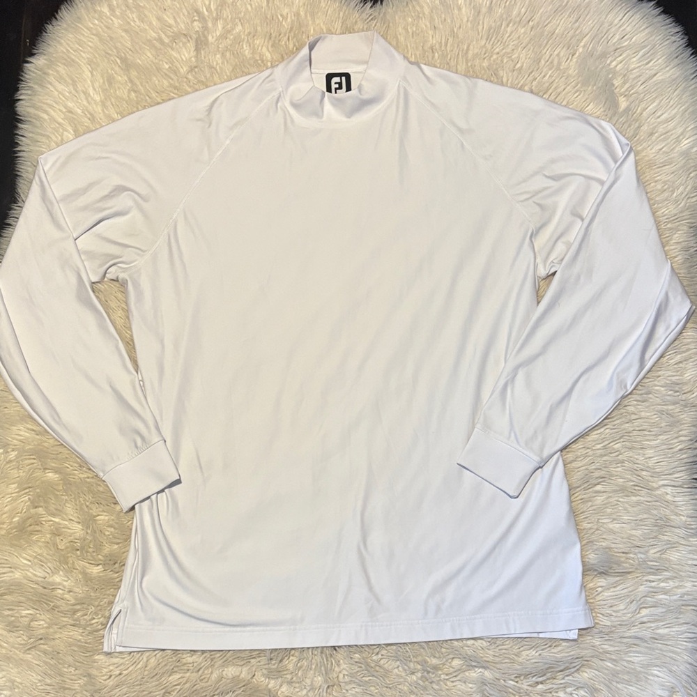 White Long Sleeve Men's Shirt